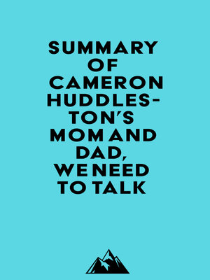 cover image of Summary of Cameron Huddleston's Mom and Dad, We Need to Talk